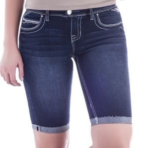 VGS by Vigoss Embellished Denim Capri Size 6